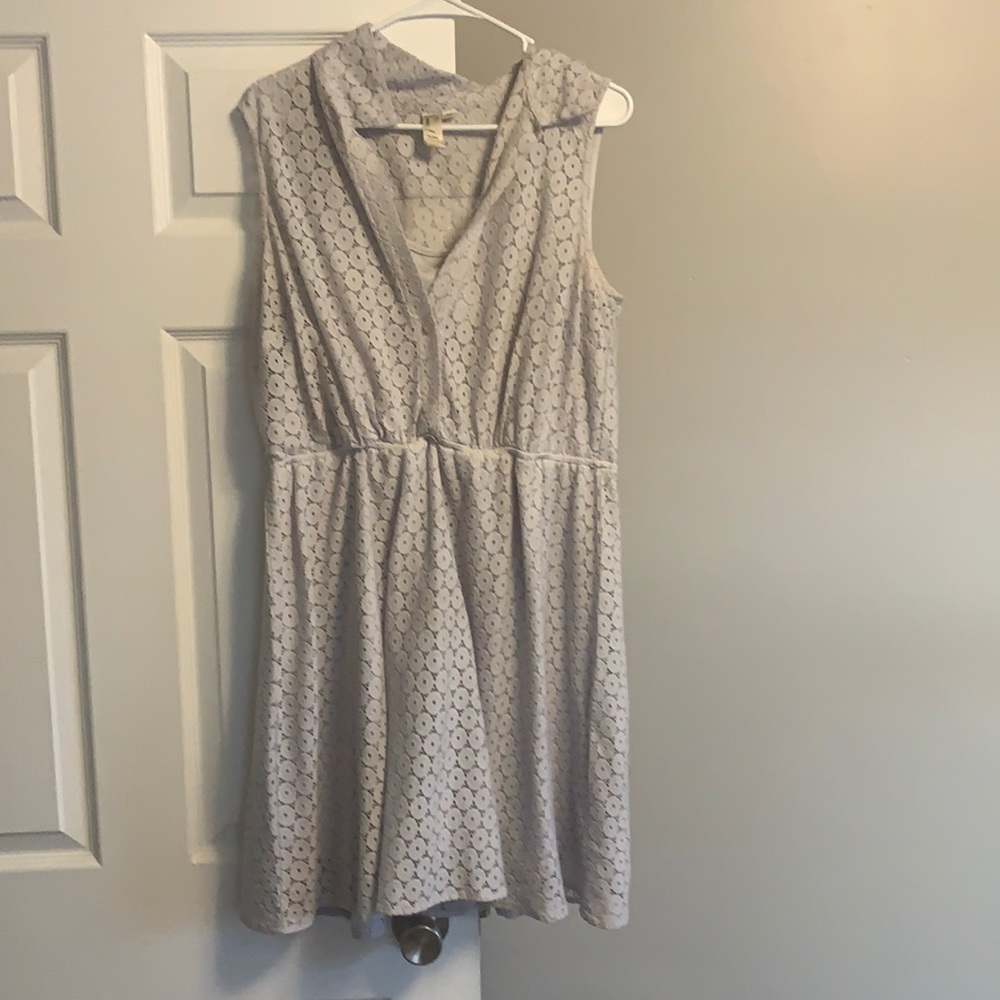 White Patterned Dress